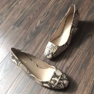 COACH Python Print Block Heel Pumps